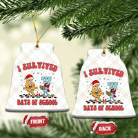 67 Six Seven Christmas Meme Ceramic Ornament I Survived Days Of School - Wonder Print Shop