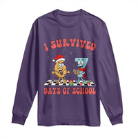 67 Six Seven Christmas Meme Long Sleeve Shirt I Survived Days Of School - Wonder Print Shop