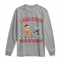 67 Six Seven Christmas Meme Long Sleeve Shirt I Survived Days Of School - Wonder Print Shop