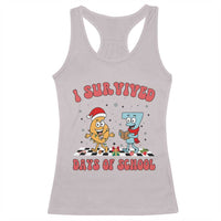 67 Six Seven Christmas Meme Racerback Tank Top I Survived Days Of School - Wonder Print Shop