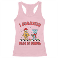 67 Six Seven Christmas Meme Racerback Tank Top I Survived Days Of School - Wonder Print Shop