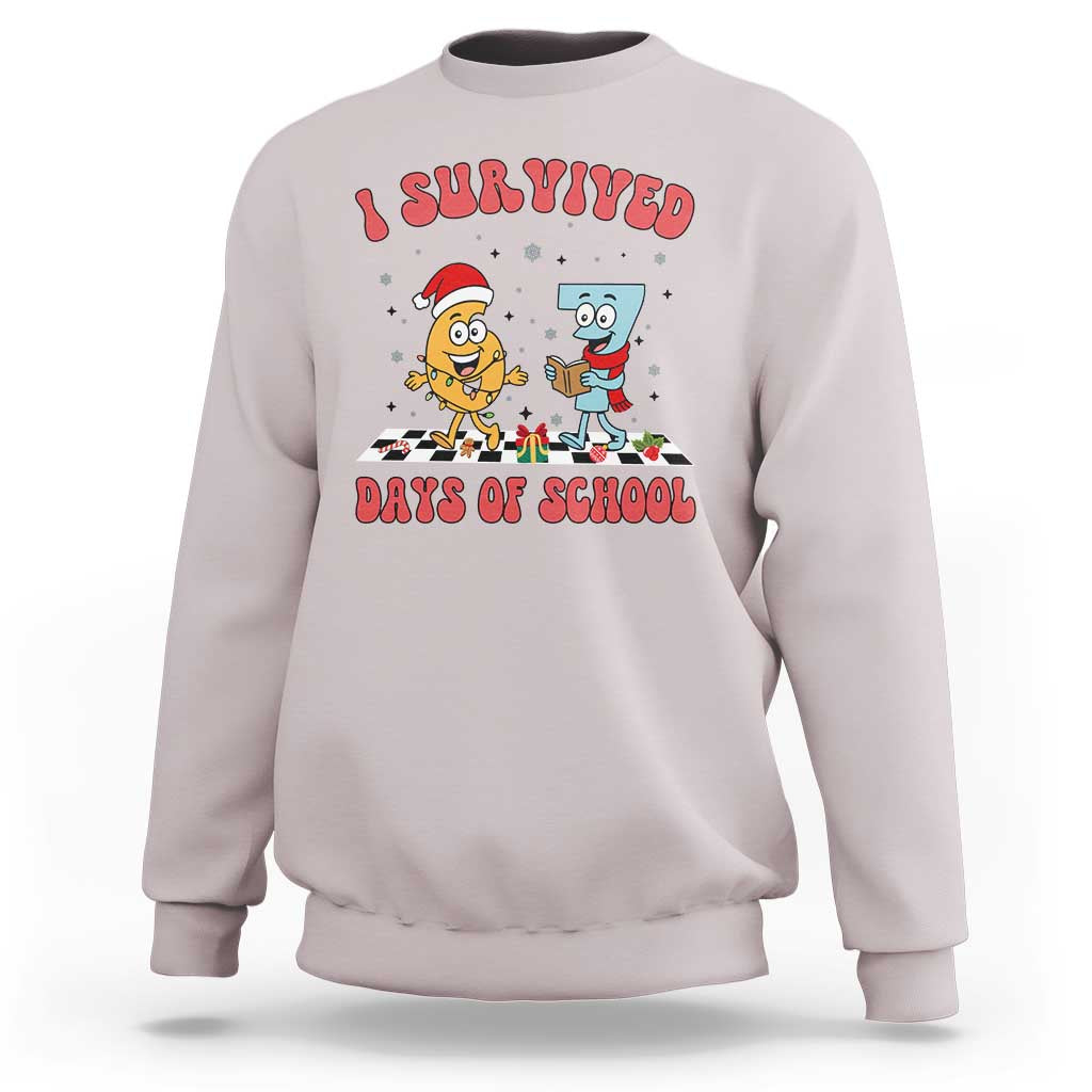 67 Six Seven Christmas Meme Sweatshirt I Survived Days Of School - Wonder Print Shop