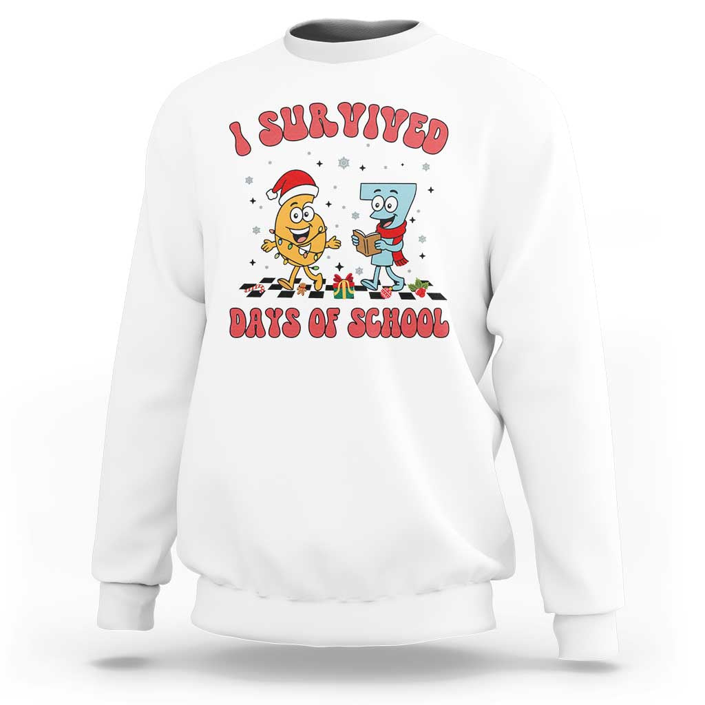 67 Six Seven Christmas Meme Sweatshirt I Survived Days Of School - Wonder Print Shop