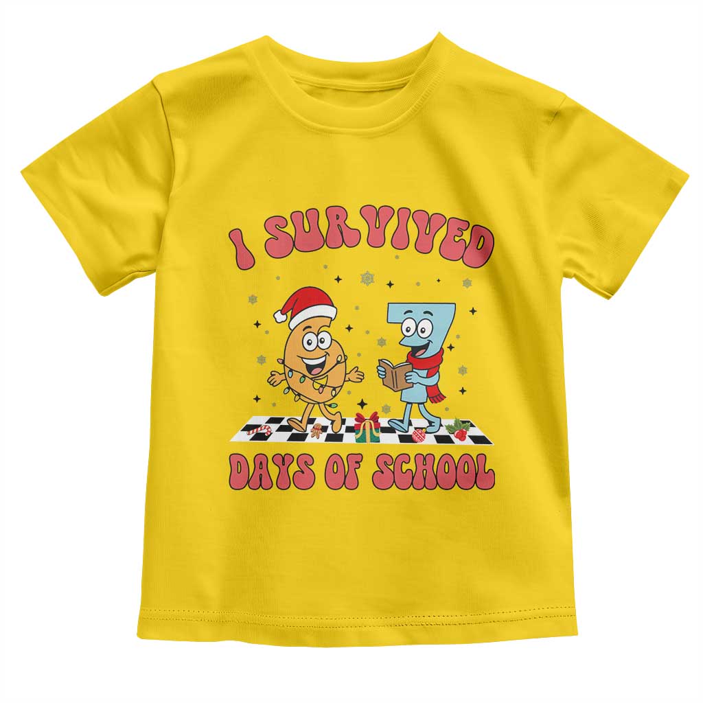 67 Six Seven Christmas Meme Toddler T Shirt I Survived Days Of School - Wonder Print Shop