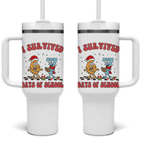 67 Six Seven Christmas Meme Tumbler With Handle I Survived Days Of School - Wonder Print Shop