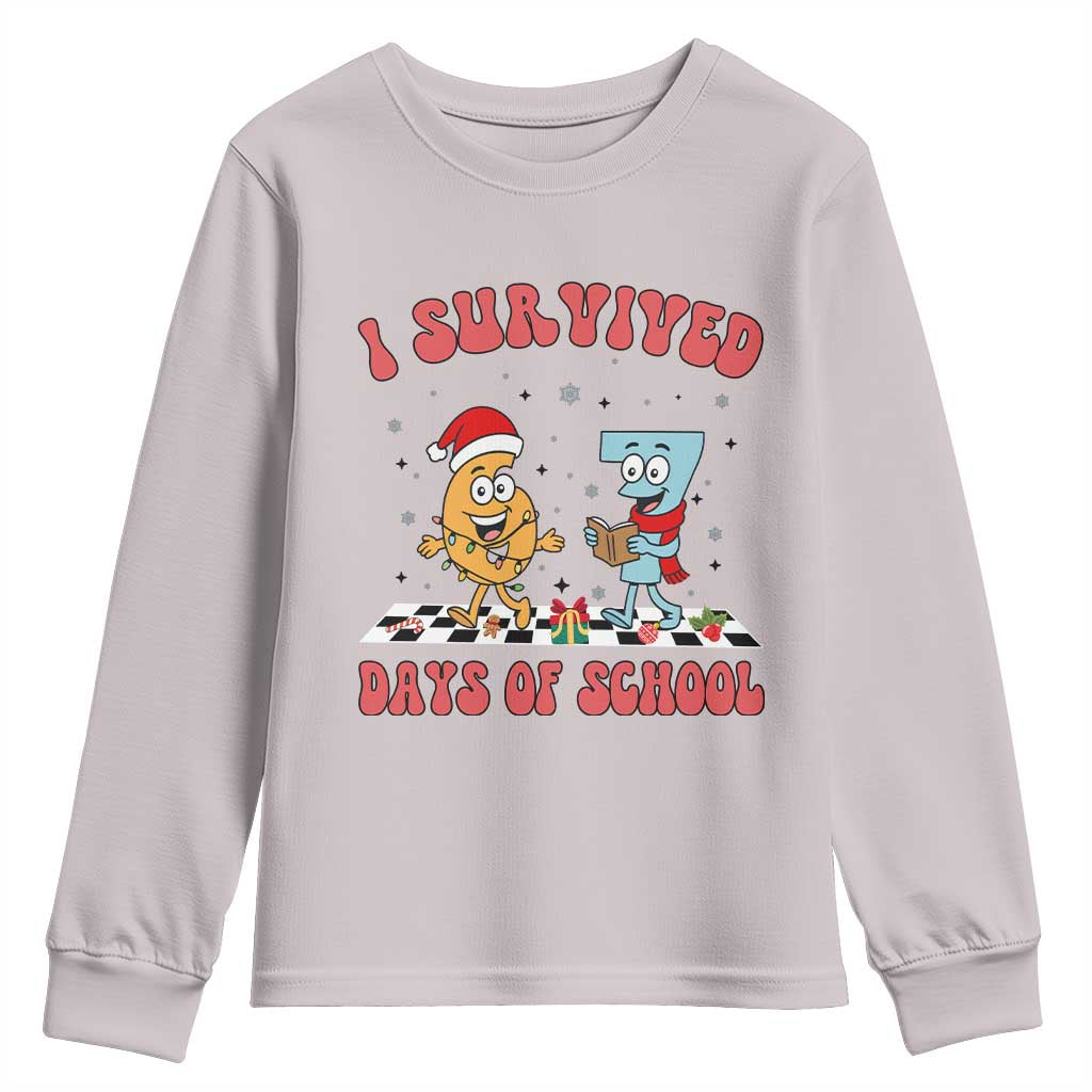 67 Six Seven Christmas Meme Youth Sweatshirt I Survived Days Of School - Wonder Print Shop