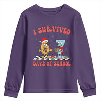 67 Six Seven Christmas Meme Youth Sweatshirt I Survived Days Of School - Wonder Print Shop