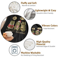 67 Six Seven Christmas Meme Throw Blanket Funny Frog Christmas Xmas - Wonder Print Shop