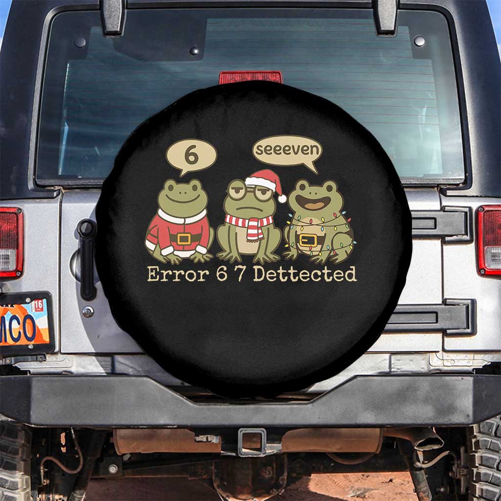 67 Six Seven Christmas Meme Spare Tire Cover Funny Frog Christmas Xmas - Wonder Print Shop