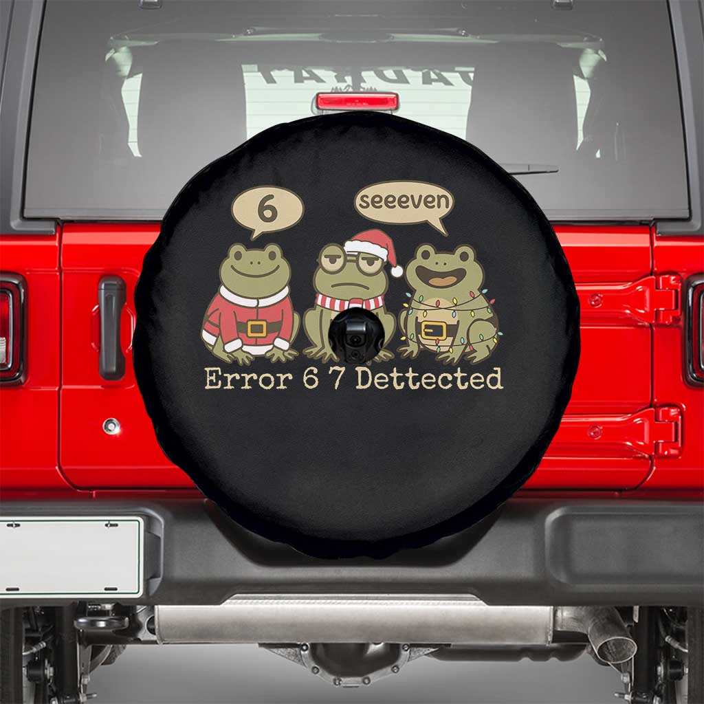 67 Six Seven Christmas Meme Spare Tire Cover Funny Frog Christmas Xmas - Wonder Print Shop