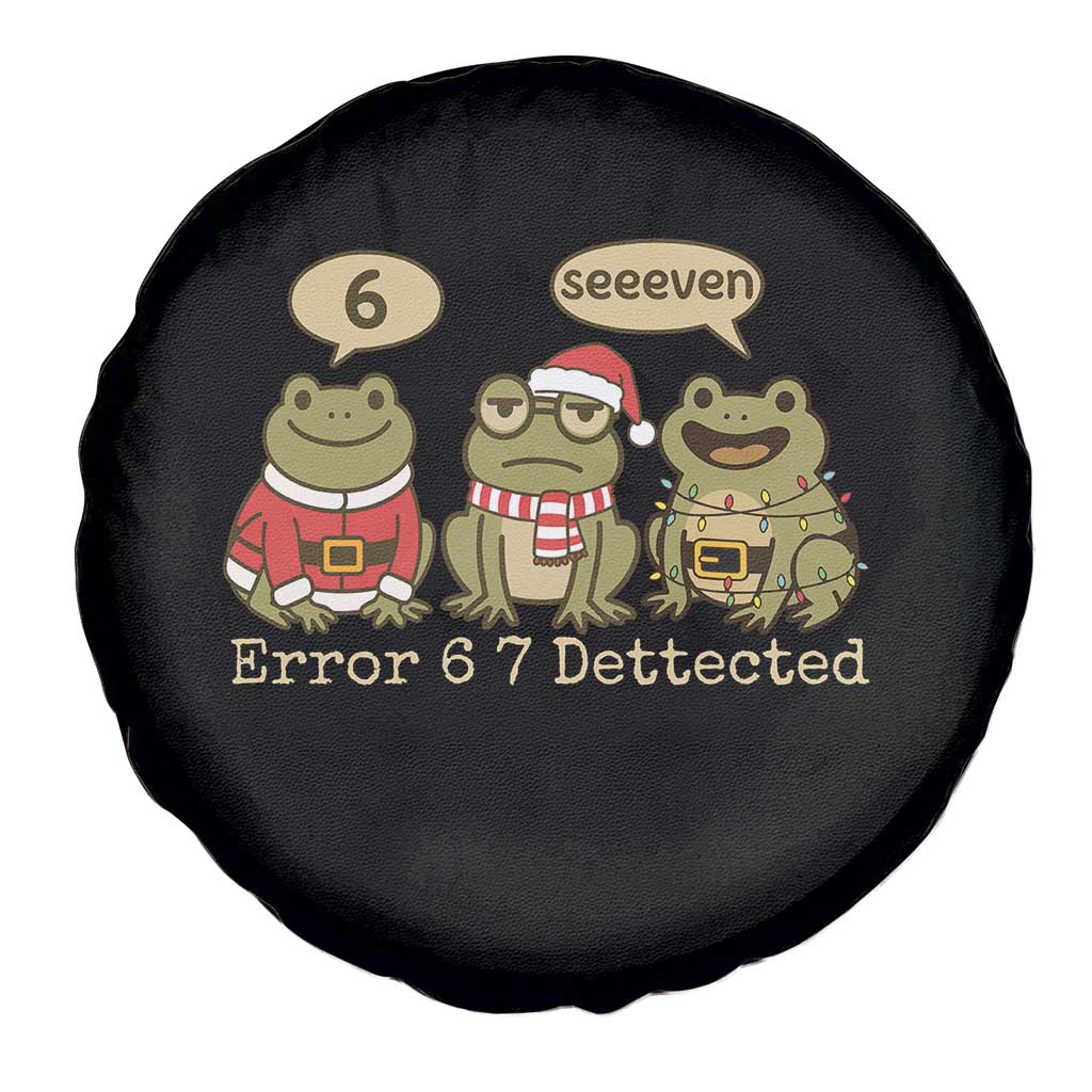 67 Six Seven Christmas Meme Spare Tire Cover Funny Frog Christmas Xmas - Wonder Print Shop