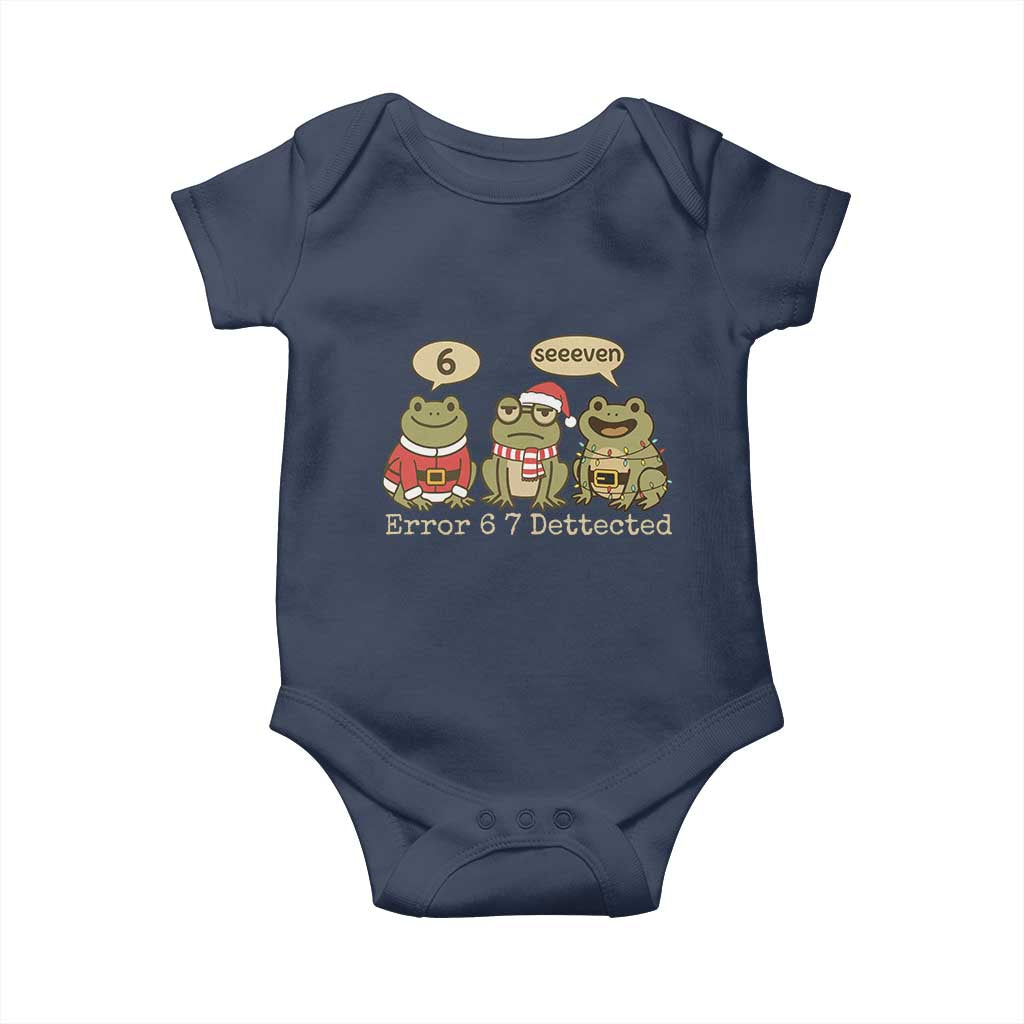 67 Six Seven Christmas Meme Baby Onesie Funny Frog Christmas Xmas - Wonder Print Shop