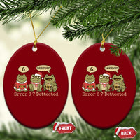 67 Six Seven Christmas Meme Ceramic Ornament Funny Frog Christmas Xmas - Wonder Print Shop