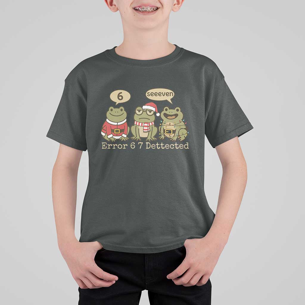 67 Six Seven Christmas Meme T Shirt For Kid Funny Frog Christmas Xmas - Wonder Print Shop
