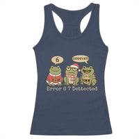 67 Six Seven Christmas Meme Racerback Tank Top Funny Frog Christmas Xmas - Wonder Print Shop
