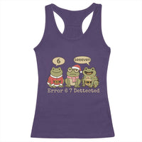 67 Six Seven Christmas Meme Racerback Tank Top Funny Frog Christmas Xmas - Wonder Print Shop