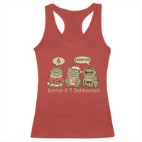 67 Six Seven Christmas Meme Racerback Tank Top Funny Frog Christmas Xmas - Wonder Print Shop