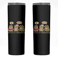 67 Six Seven Christmas Meme Skinny Tumbler Funny Frog Christmas Xmas - Wonder Print Shop