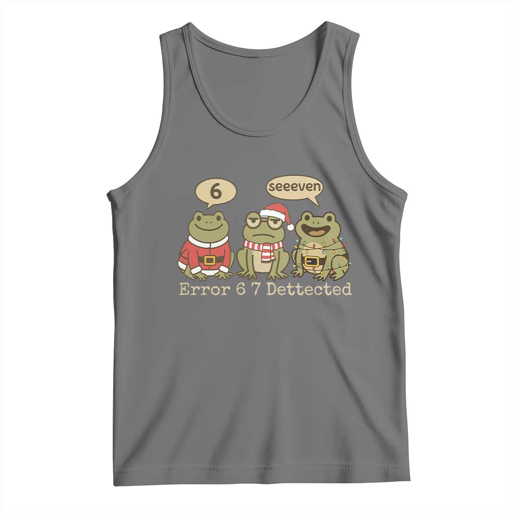 67 Six Seven Christmas Meme Tank Top Funny Frog Christmas Xmas - Wonder Print Shop