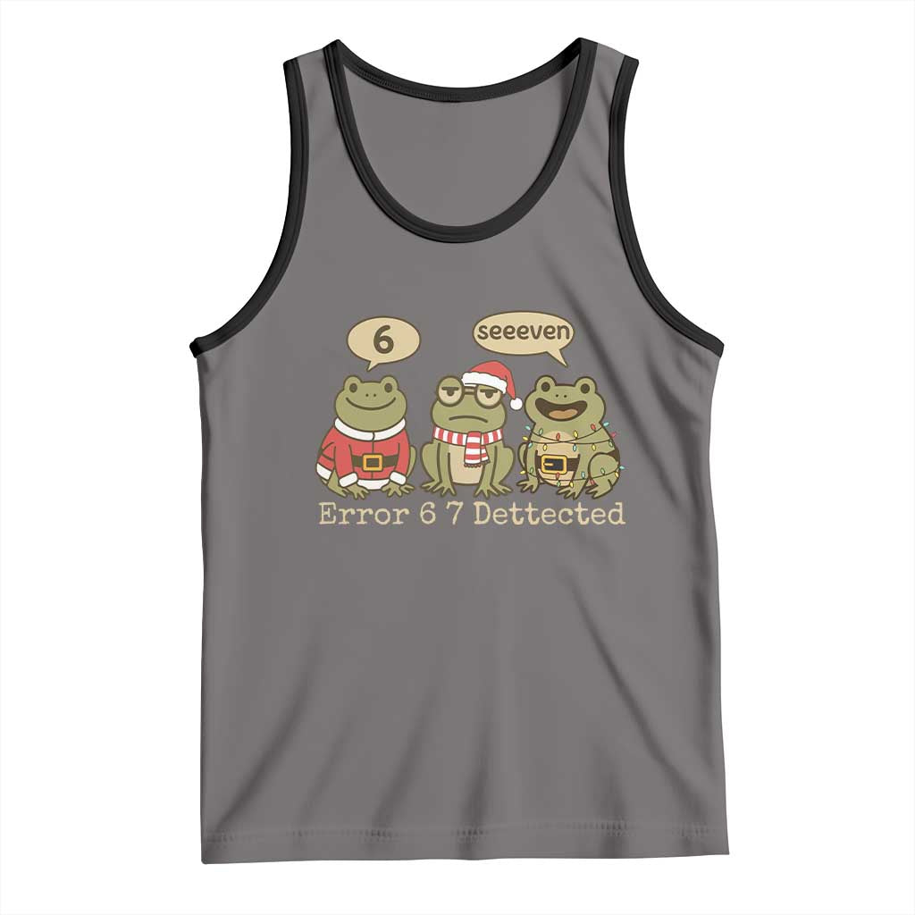 67 Six Seven Christmas Meme Tank Top Funny Frog Christmas Xmas - Wonder Print Shop