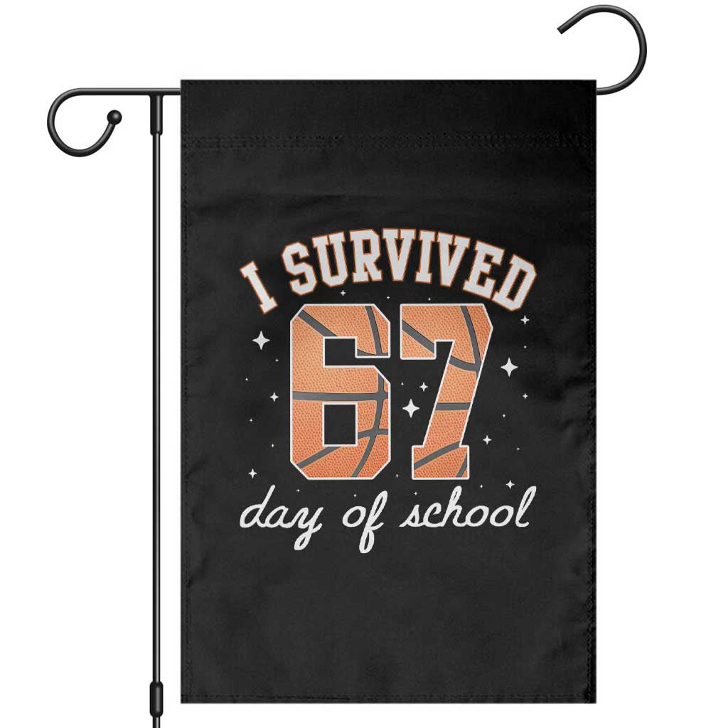 67 Six Seven Meme Garden Flag I Survived Days Of School - Wonder Print Shop