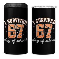 67 Six Seven Meme 4 in 1 Can Cooler Tumbler I Survived Days Of School - Wonder Print Shop