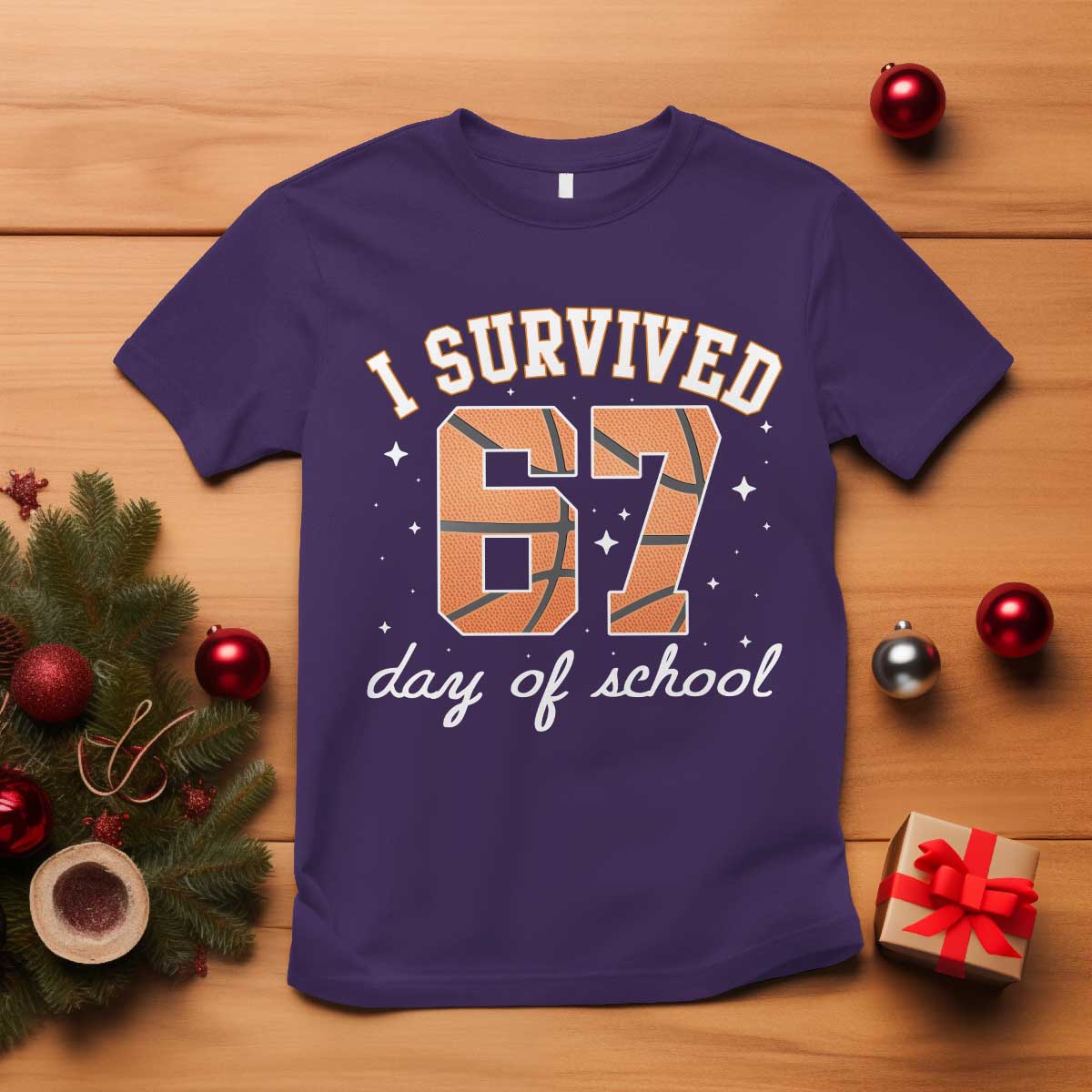 67 Six Seven Meme T Shirt I Survived Days Of School - Wonder Print Shop
