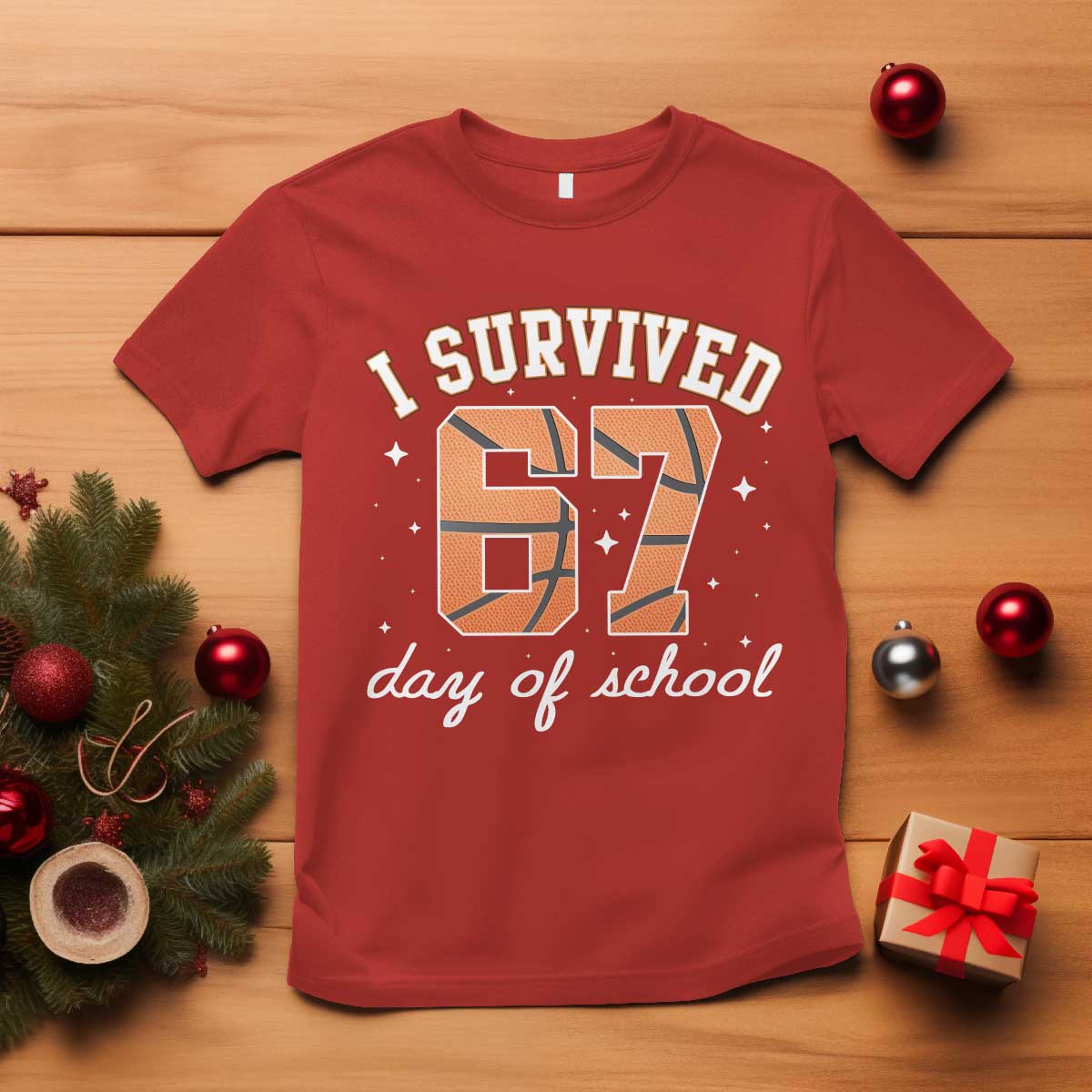 67 Six Seven Meme T Shirt I Survived Days Of School - Wonder Print Shop