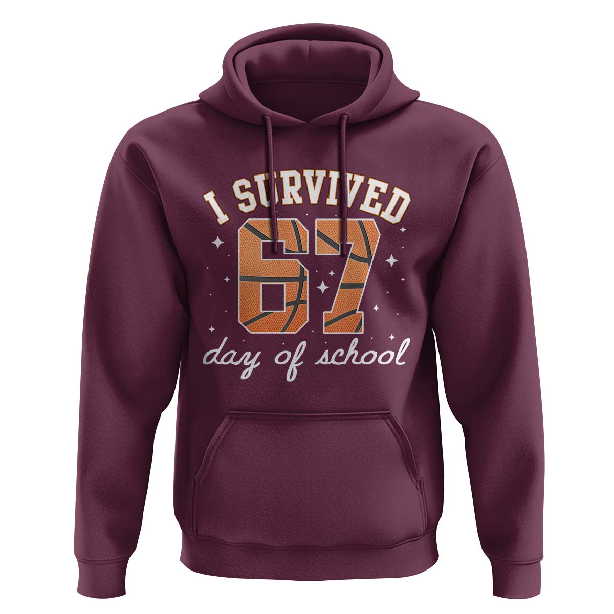 67 Six Seven Meme Hoodie I Survived Days Of School - Wonder Print Shop