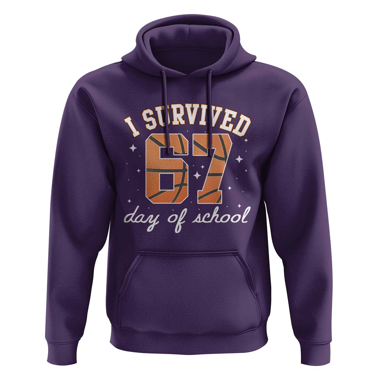 67 Six Seven Meme Hoodie I Survived Days Of School - Wonder Print Shop