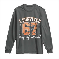 67 Six Seven Meme Long Sleeve Shirt I Survived Days Of School - Wonder Print Shop