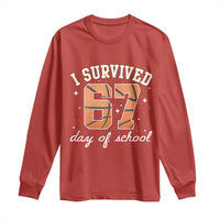 67 Six Seven Meme Long Sleeve Shirt I Survived Days Of School - Wonder Print Shop
