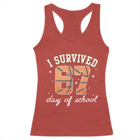 67 Six Seven Meme Racerback Tank Top I Survived Days Of School - Wonder Print Shop