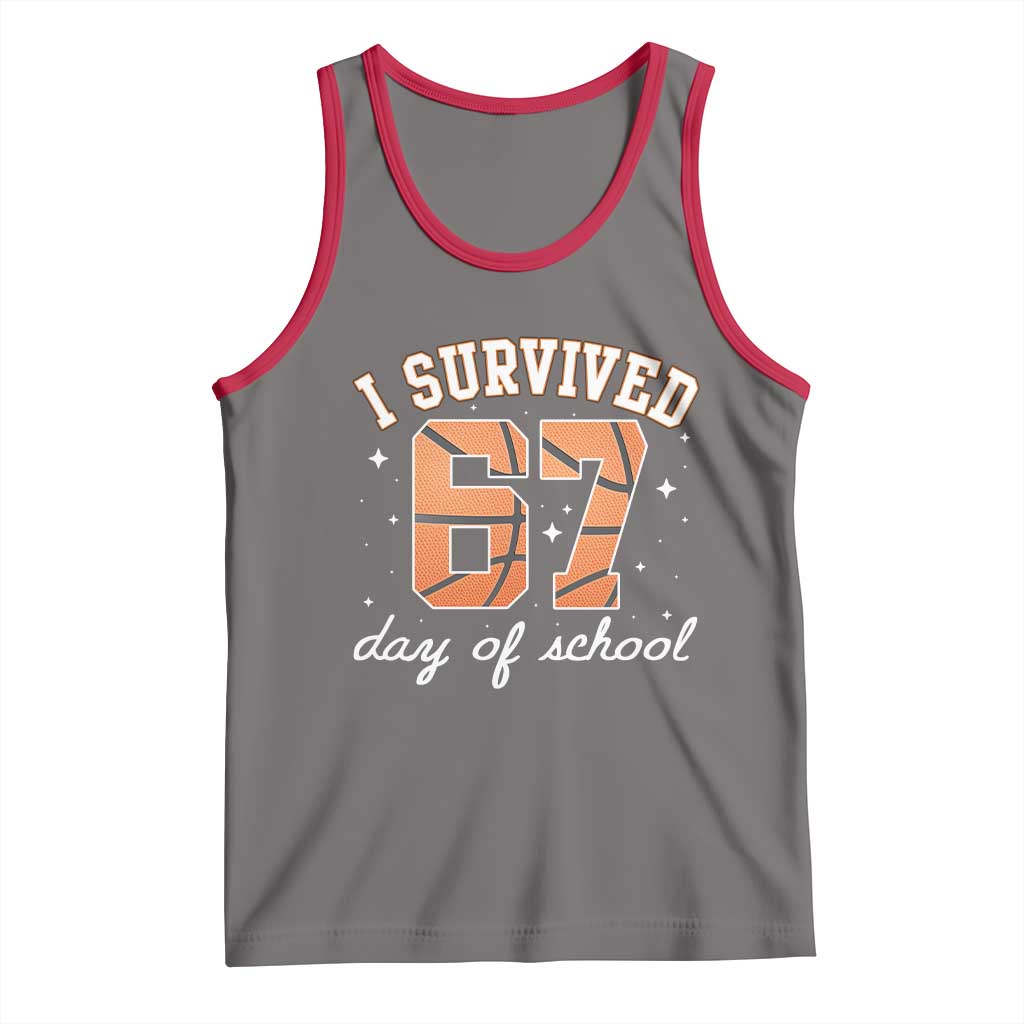 67 Six Seven Meme Tank Top I Survived Days Of School - Wonder Print Shop
