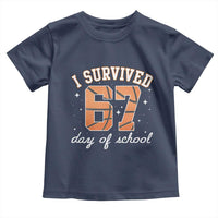 67 Six Seven Meme Toddler T Shirt I Survived Days Of School - Wonder Print Shop