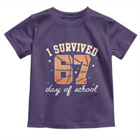67 Six Seven Meme Toddler T Shirt I Survived Days Of School - Wonder Print Shop