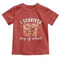 67 Six Seven Meme Toddler T Shirt I Survived Days Of School - Wonder Print Shop