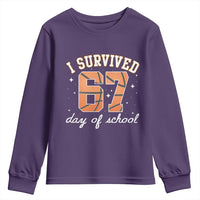 67 Six Seven Meme Youth Sweatshirt I Survived Days Of School - undefined
