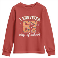 67 Six Seven Meme Youth Sweatshirt I Survived Days Of School - undefined