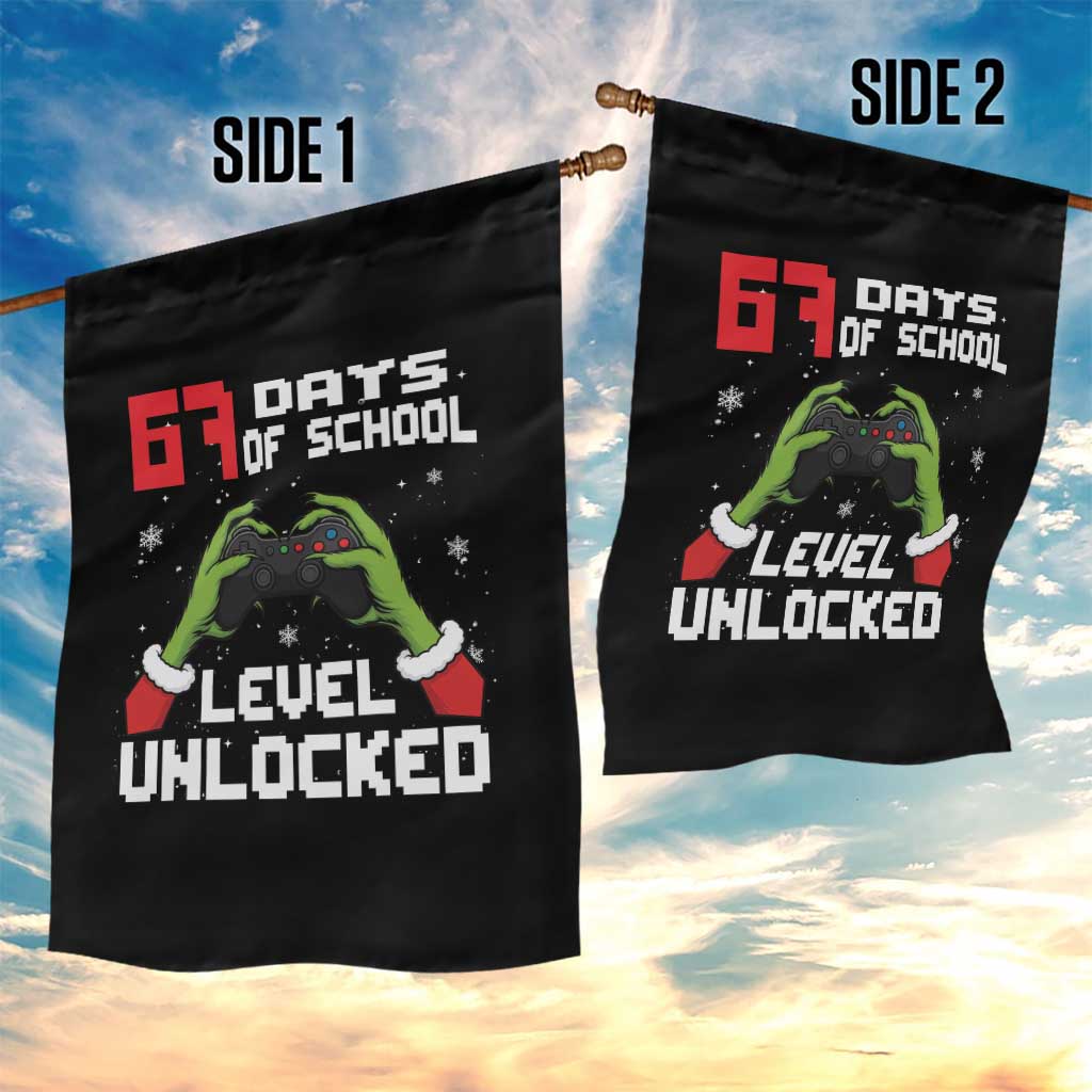 67 Six Seven Christmas Meme Garden Flag Funny Elf Hand Video Game Xmas - Wonder Print Shop