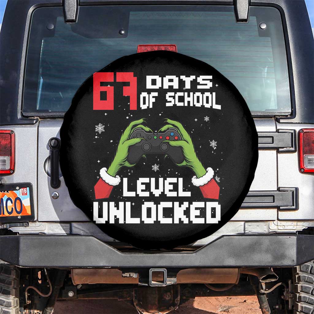 67 Six Seven Christmas Meme Spare Tire Cover Funny Elf Hand Video Game Xmas - Wonder Print Shop