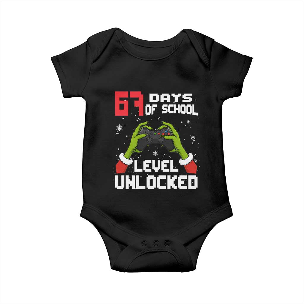 67 Six Seven Christmas Meme Baby Onesie Funny Elf Hand Video Game Xmas - Wonder Print Shop