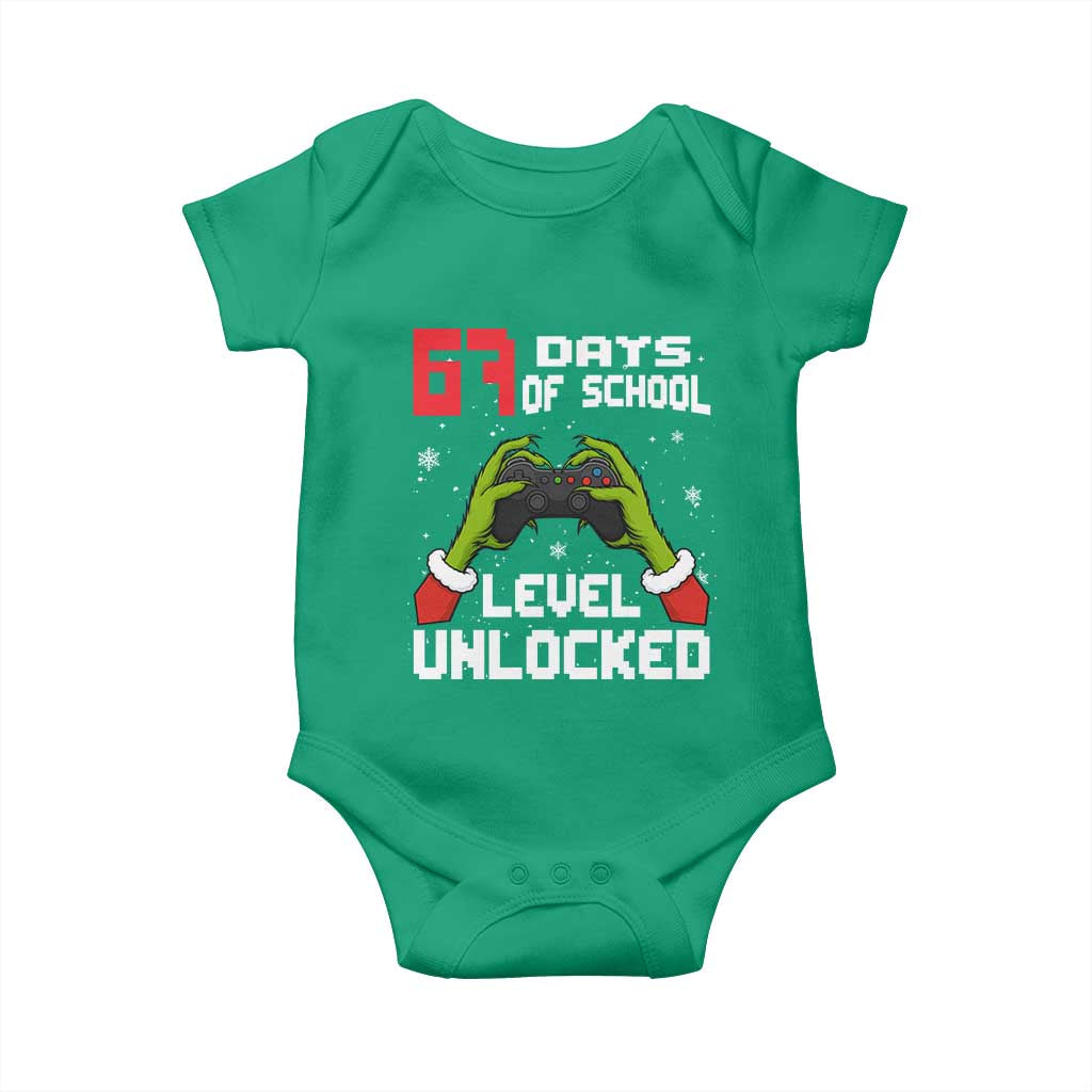 67 Six Seven Christmas Meme Baby Onesie Funny Elf Hand Video Game Xmas - Wonder Print Shop