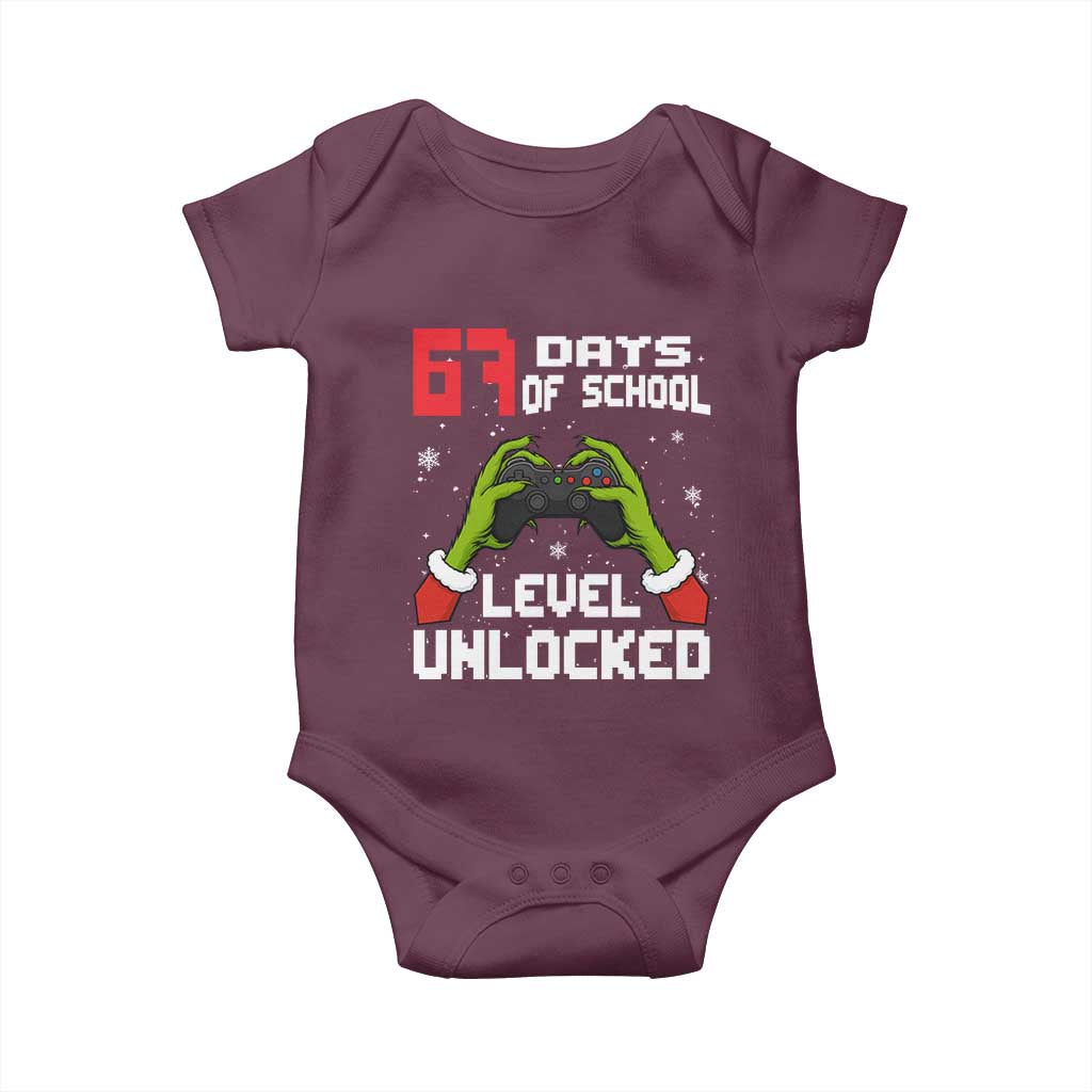 67 Six Seven Christmas Meme Baby Onesie Funny Elf Hand Video Game Xmas - Wonder Print Shop