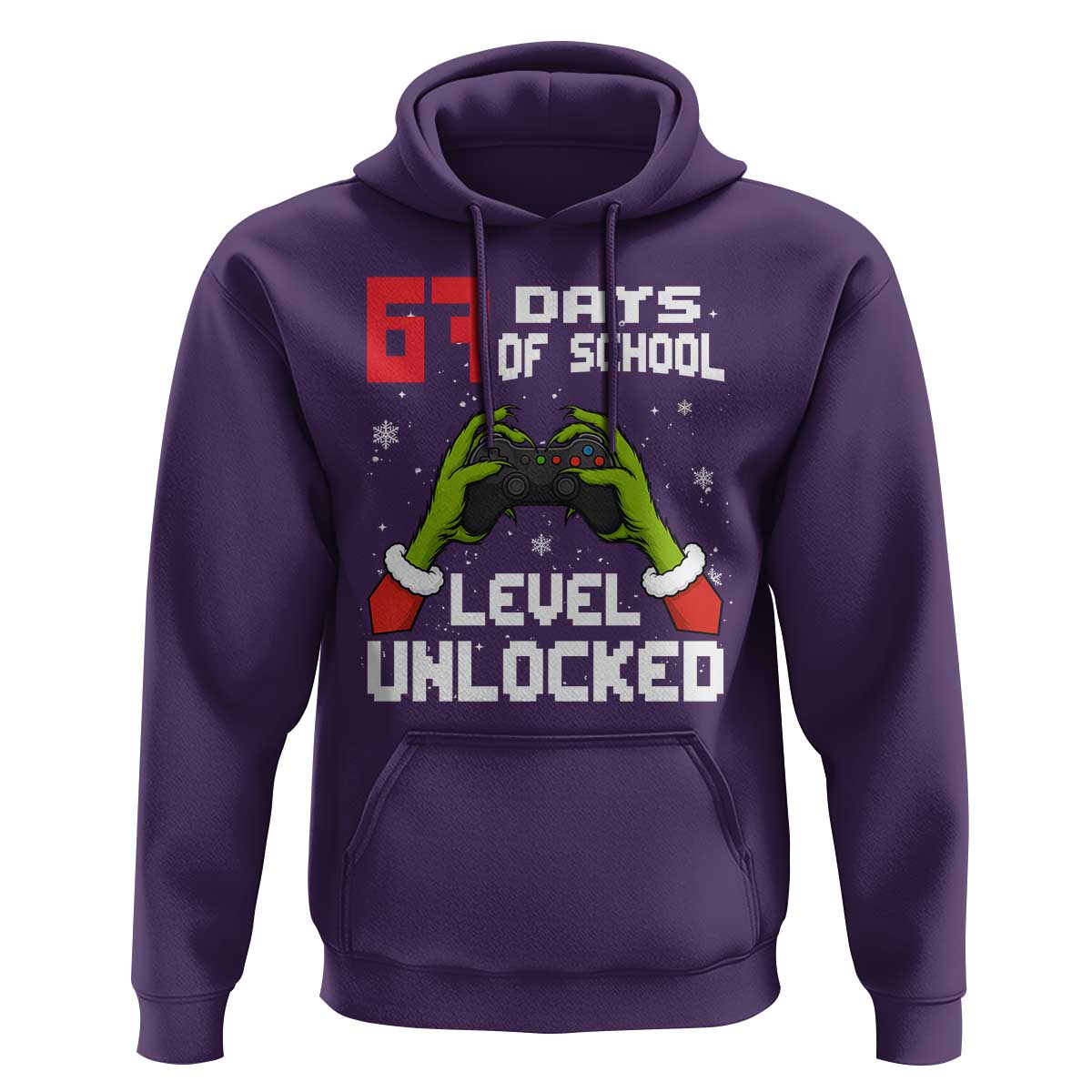 67 Six Seven Christmas Meme Hoodie Funny Elf Hand Video Game Xmas - Wonder Print Shop