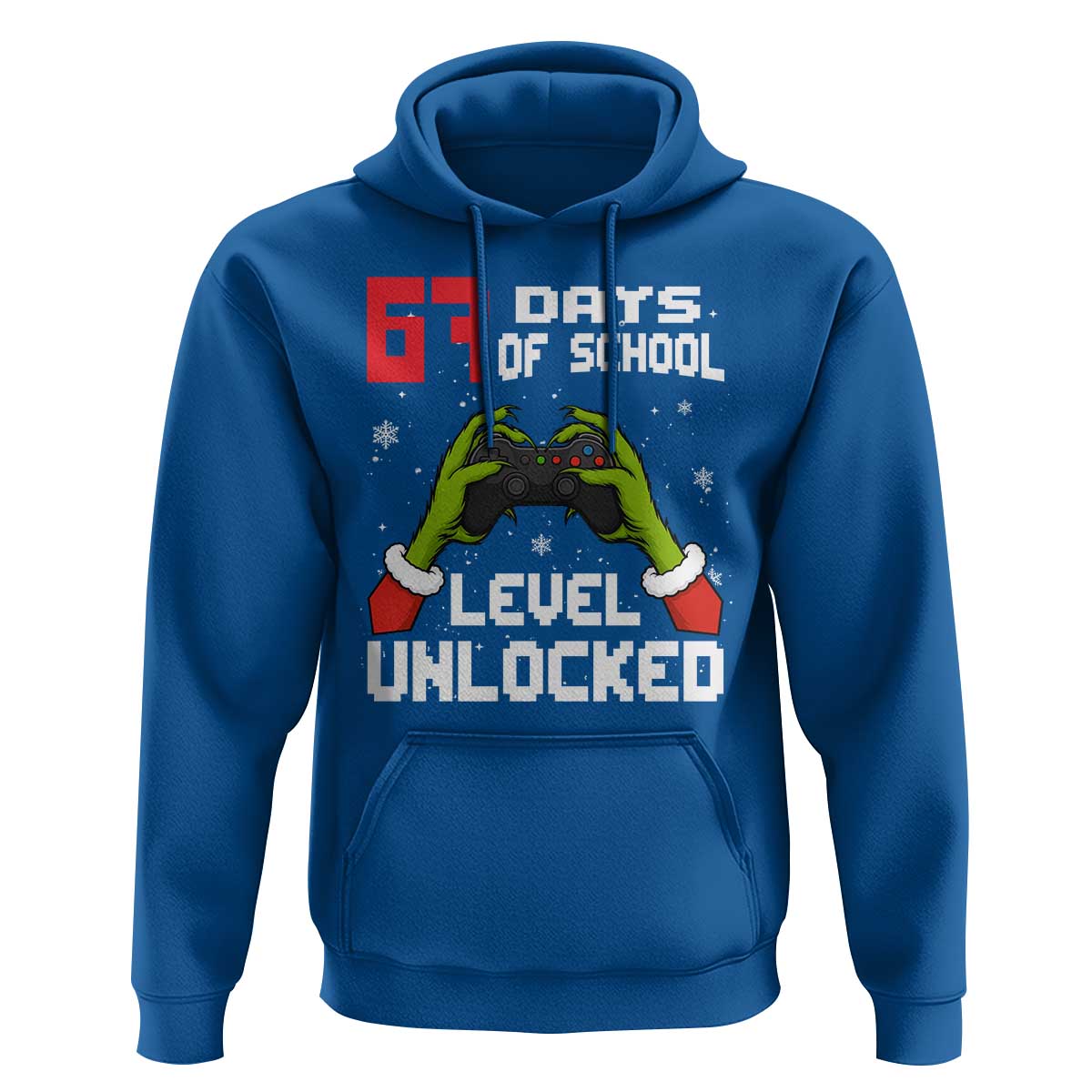 67 Six Seven Christmas Meme Hoodie Funny Elf Hand Video Game Xmas - Wonder Print Shop