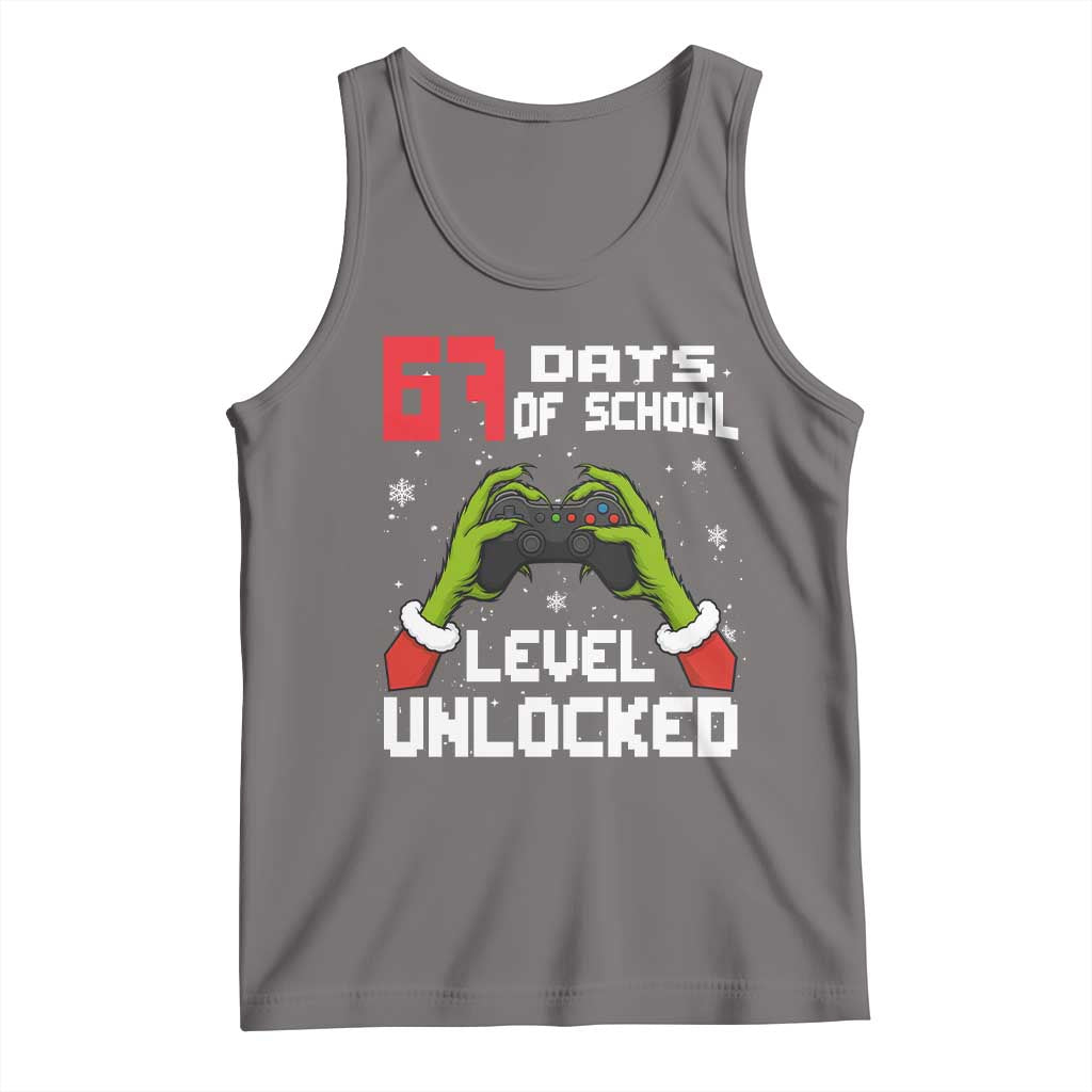 67 Six Seven Christmas Meme Tank Top Funny Elf Hand Video Game Xmas - Wonder Print Shop