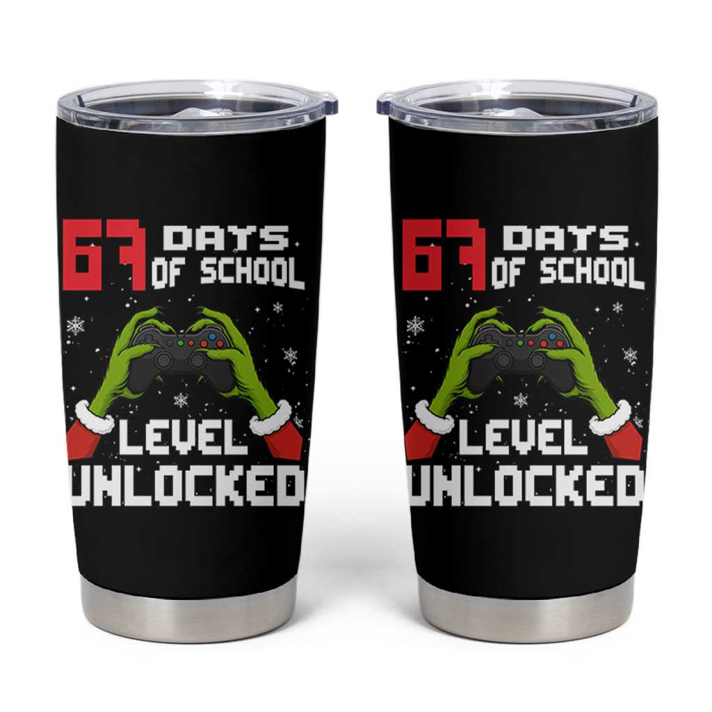 67 Six Seven Christmas Meme Tumbler Cup Funny Elf Hand Video Game Xmas - Wonder Print Shop