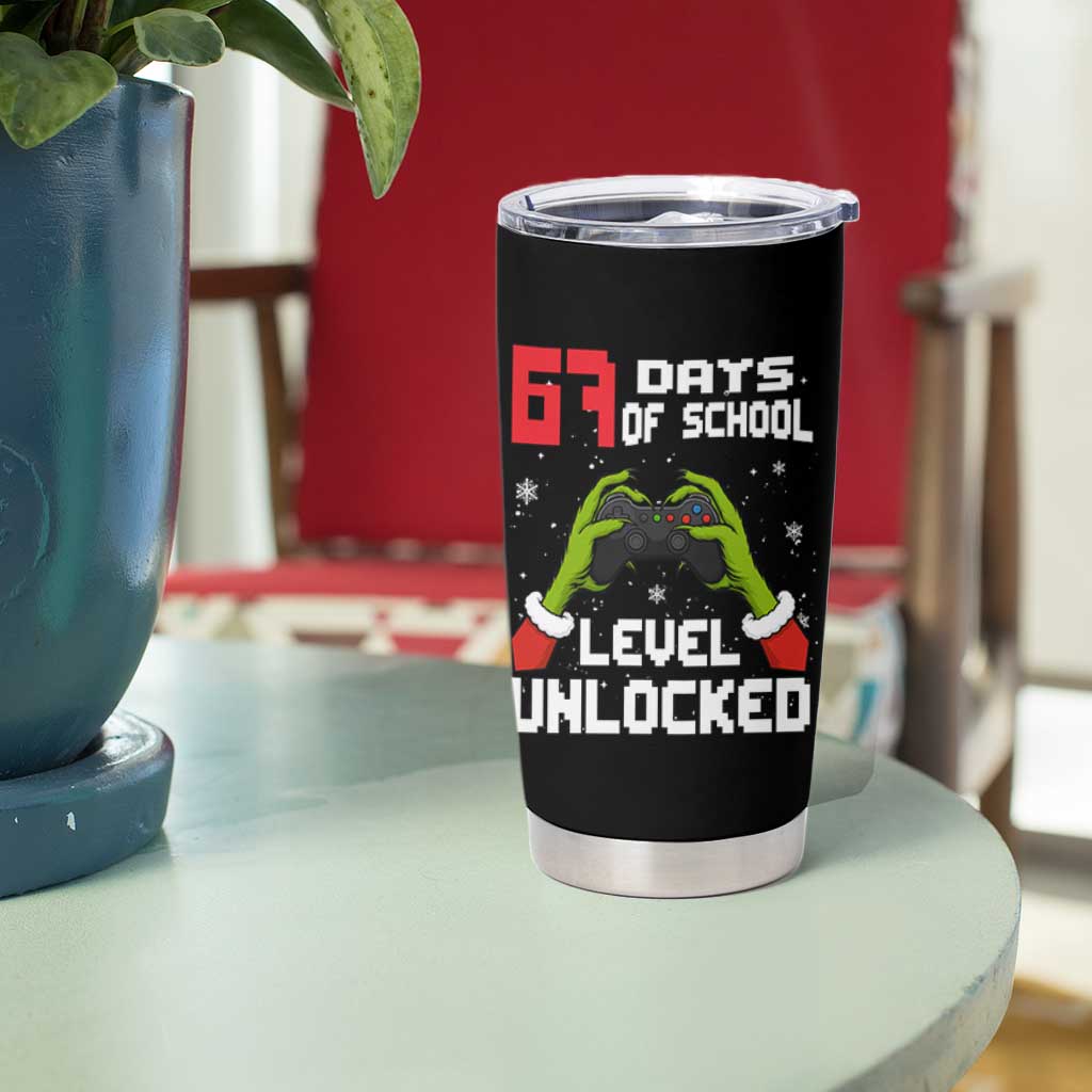 67 Six Seven Christmas Meme Tumbler Cup Funny Elf Hand Video Game Xmas - Wonder Print Shop