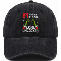 67 Six Seven Christmas Meme Washed Cotton Baseball Cap Funny Elf Hand Video Game Xmas